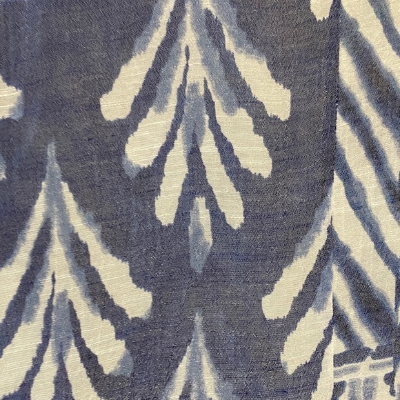 Mlle Gabrielle Blue/White Patterned Dress/Swim Coverup Large - Picture 3 of 7